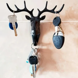 Deer Head Self Adhesive Wall Door Hook Hanger